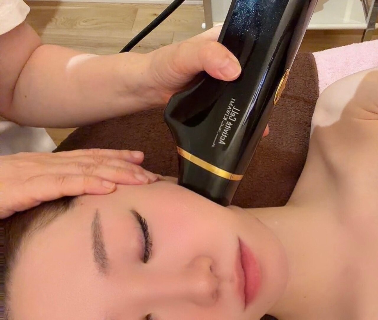 ACエアジェットトリートメントで羊水幹細胞導入